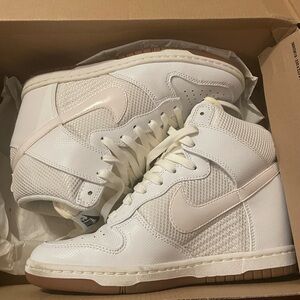 White High-Top Sneakers